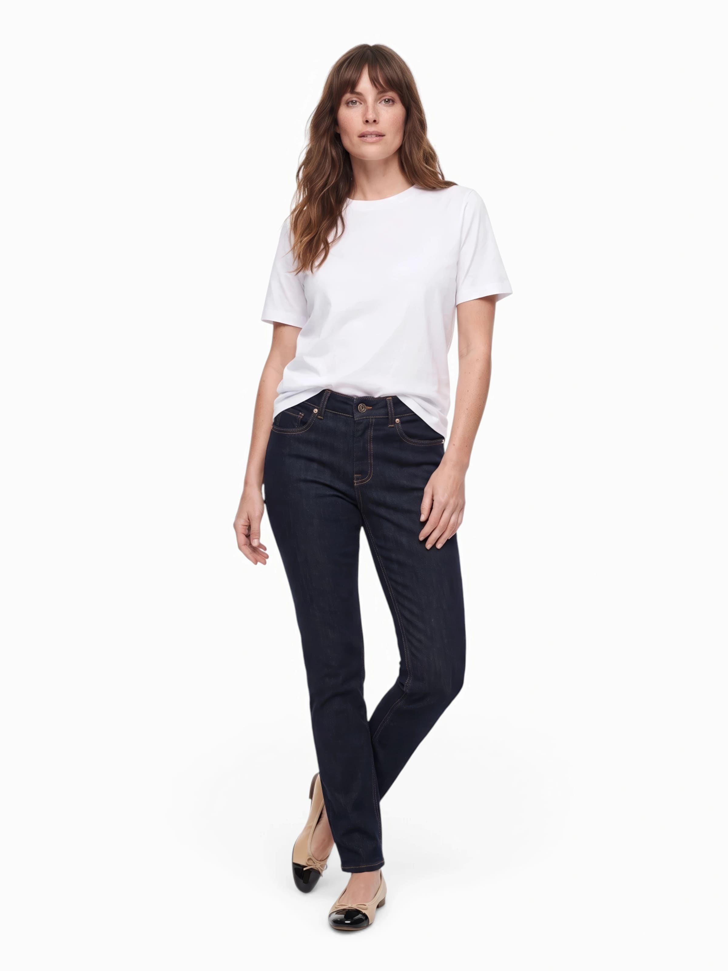MOS MOSH Slim fit Jeans in Blue: front
