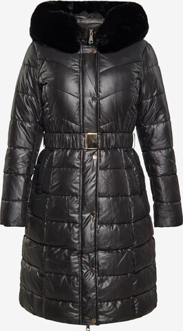 Manteau d’hiver faina en noir : devant