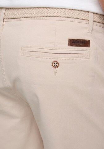 INDICODE JEANS Regular Hose in Beige