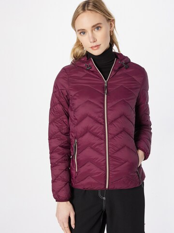 Fransa Between-Season Jacket 'PADMA' in Purple: front