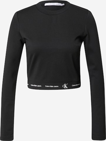 Calvin Klein Jeans - Camiseta en negro: frente