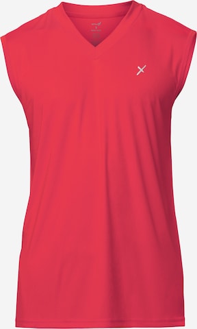 cflex Performance Shirt 'Sportswear Collection' in Red: front