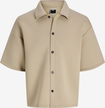 JACK & JONES - Ajuste confortable Camisa en beige: frente