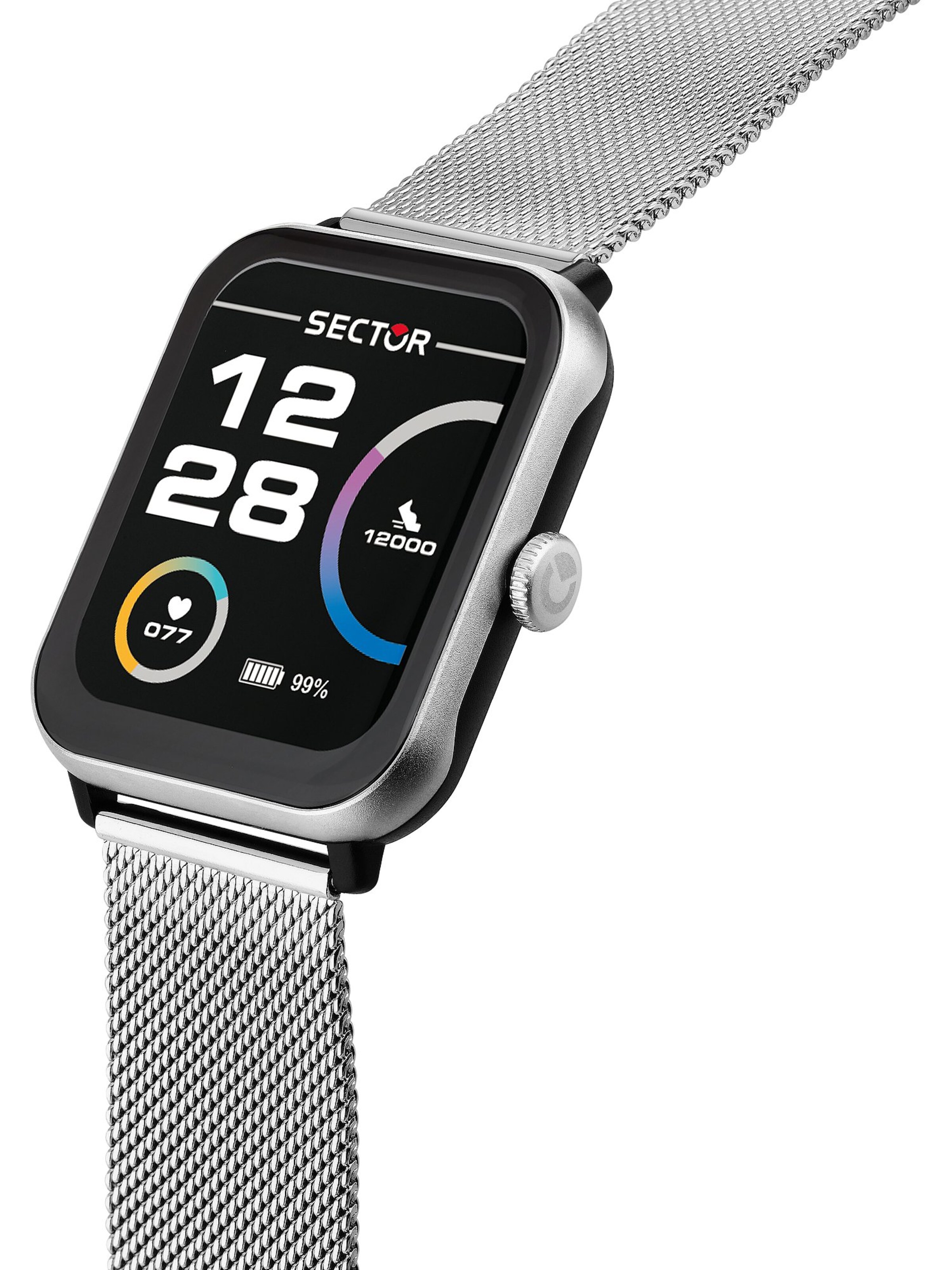 SECTOR Sportuhr in Silber