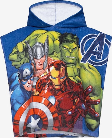 marvel Badeponcho 'Avengers' in Blau: Vorderseite