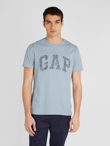 GAP Футболка 'NOVELTY' в Синий: спереди