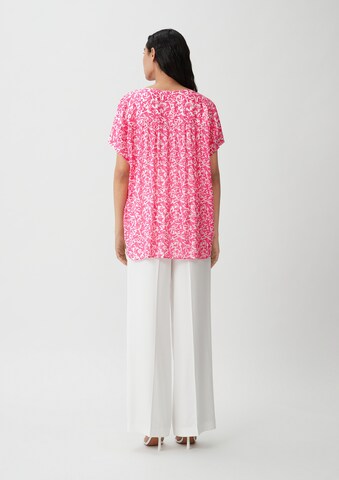 COMMA Bluse in Pink: Rückseite