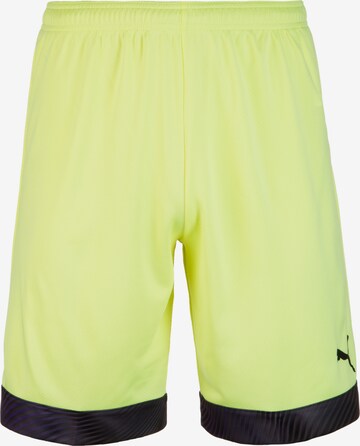 PUMA Regular Workout Pants 'Cup' in Yellow: front