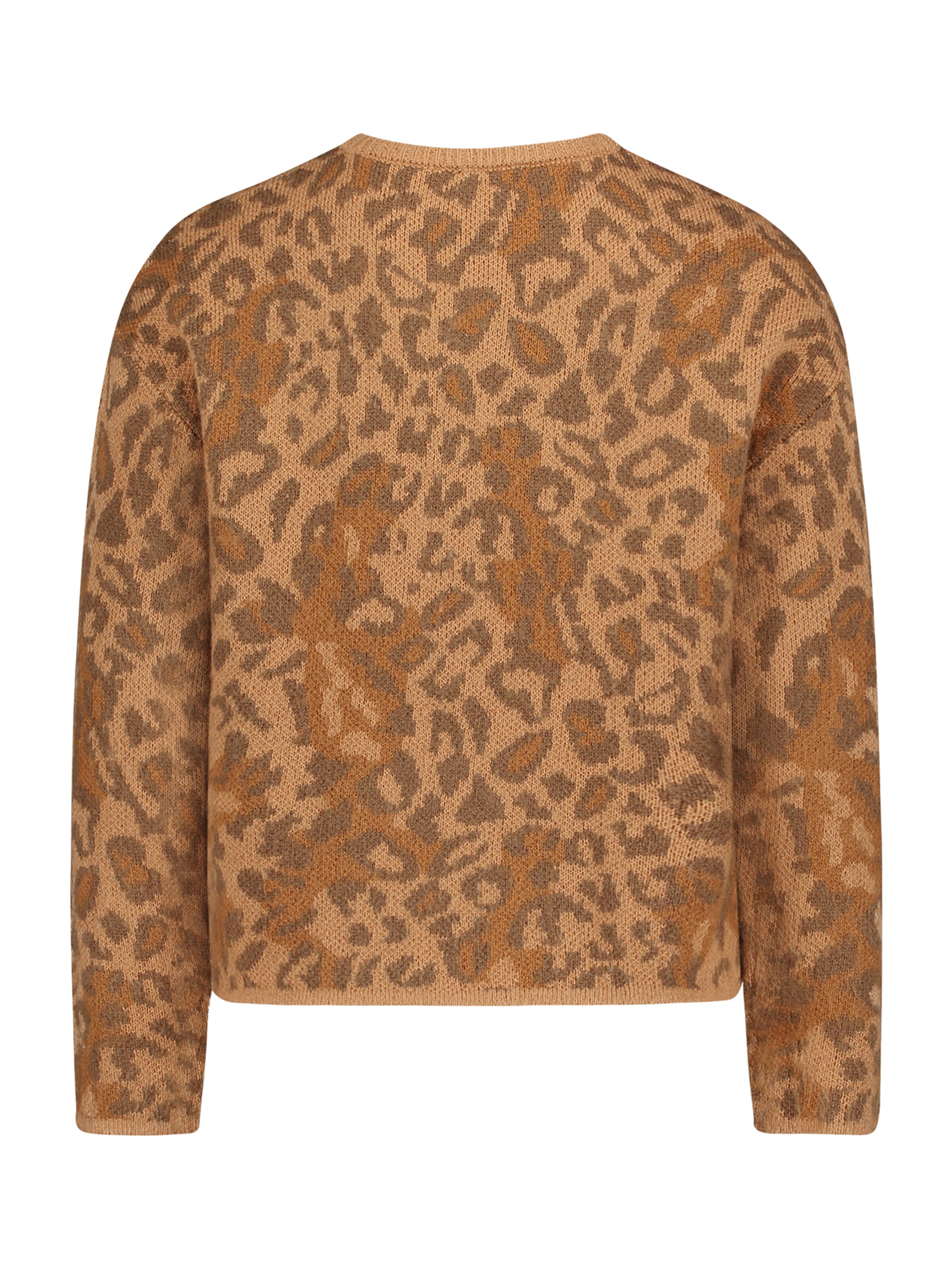 Cartoon Strickjacke in Braun