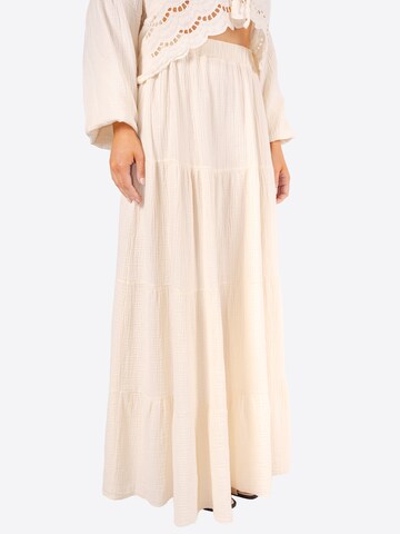 Jupe 'Daisy Musselin' Seasons of April en beige