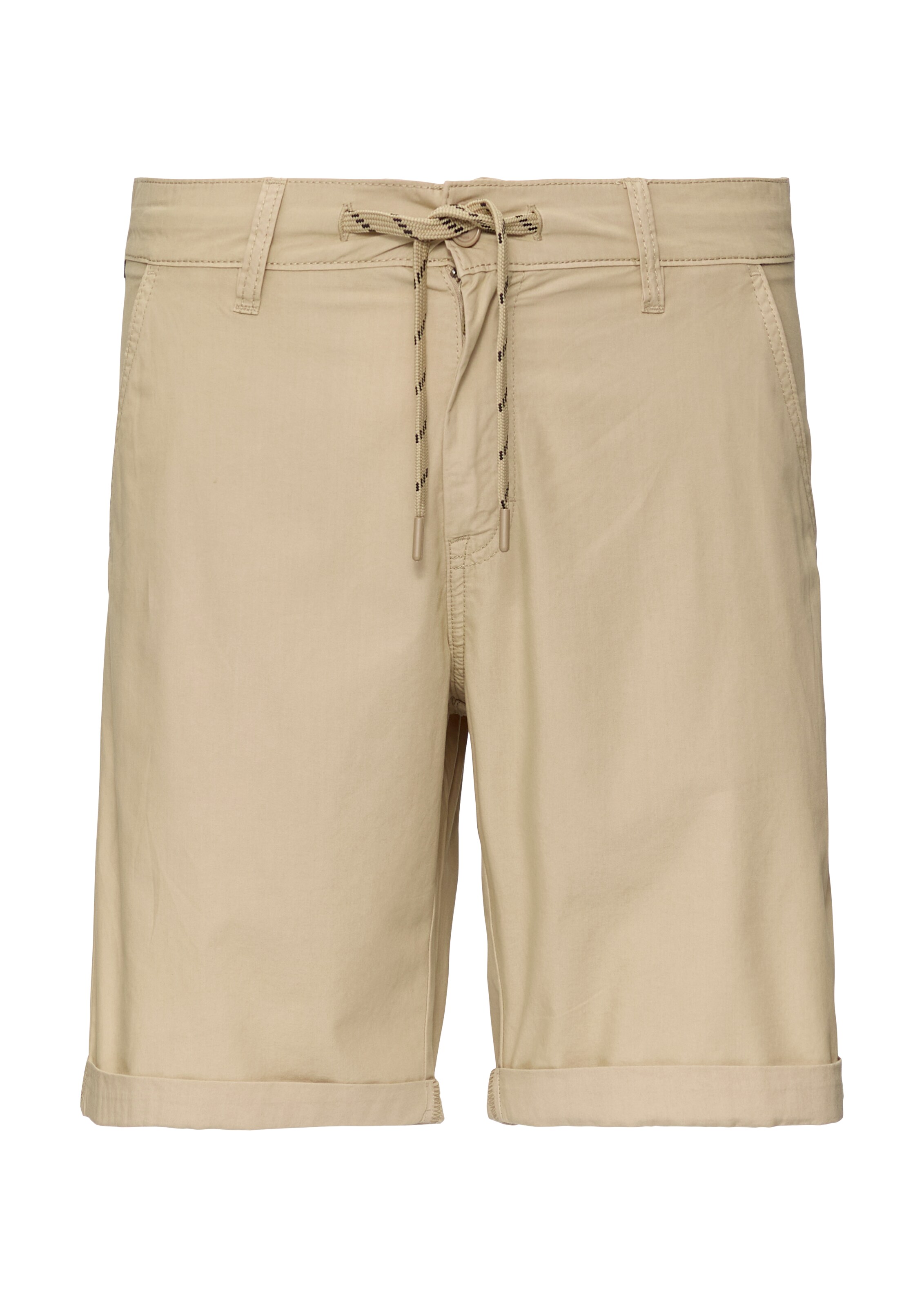 QS Broek in Beige: voorkant