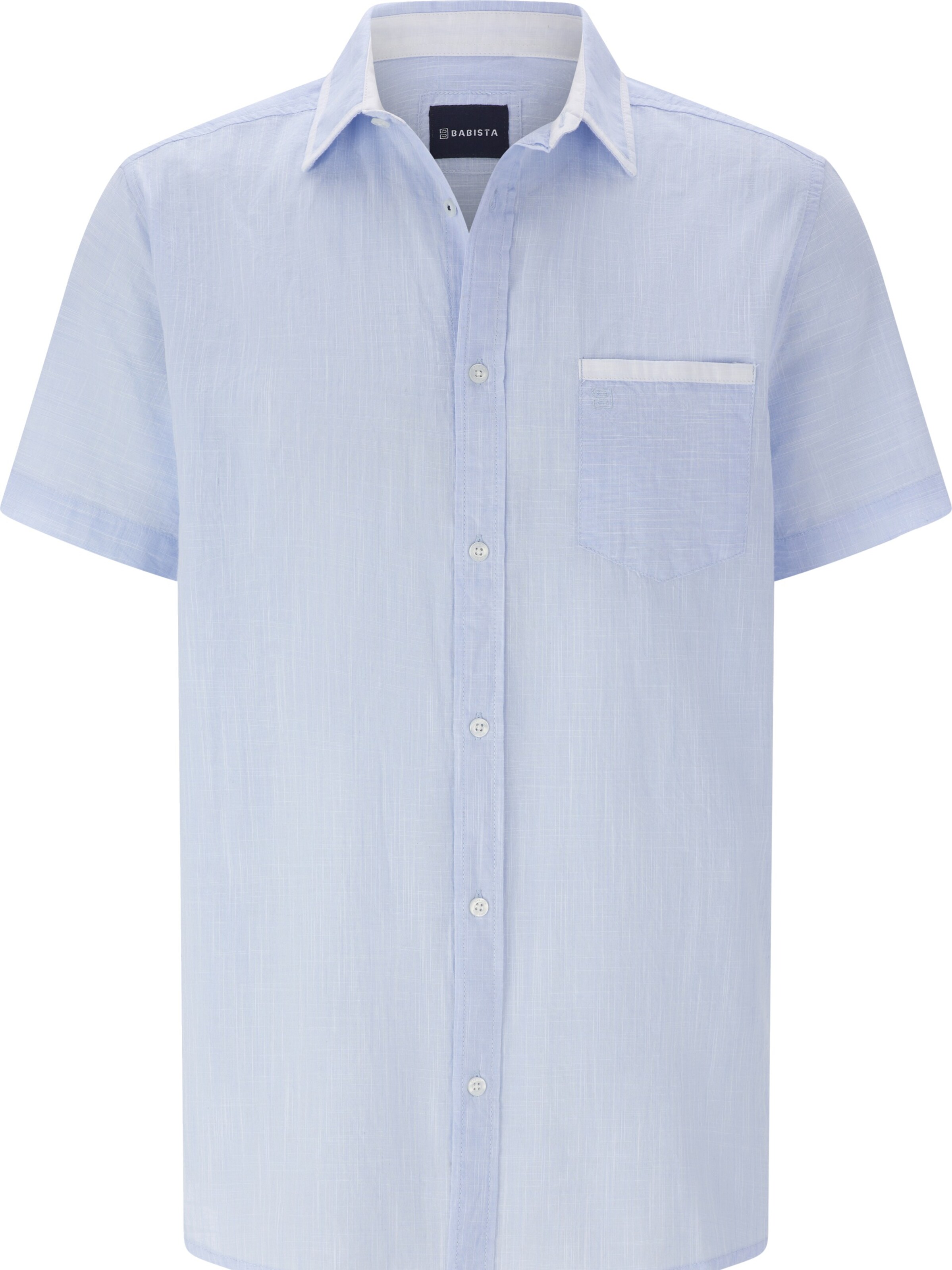 BABISTA Regular fit Button Up Shirt ' Tharin ' in Blue: front
