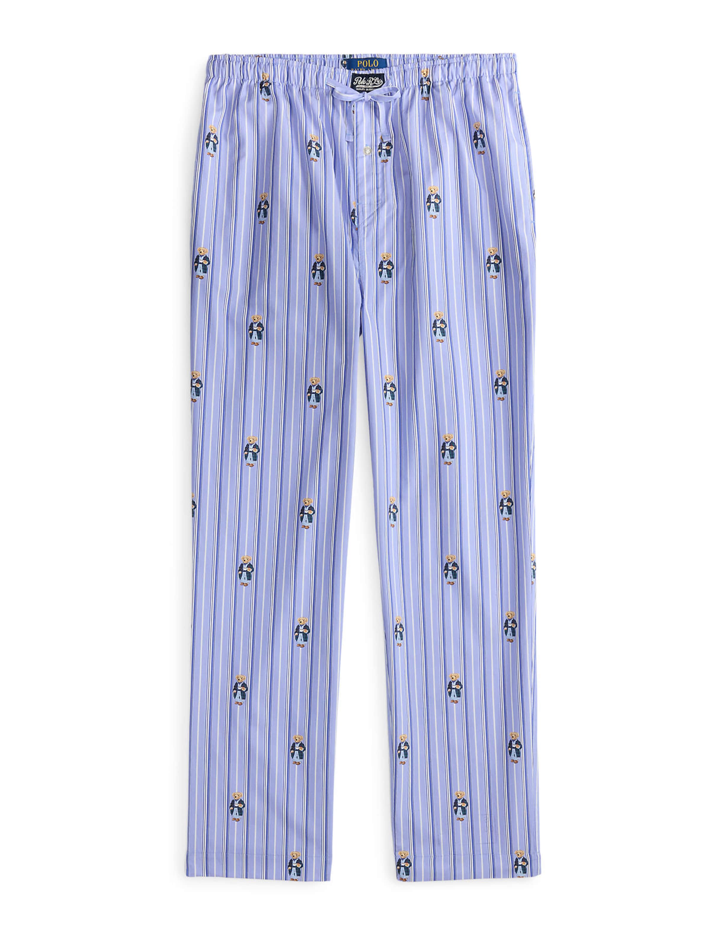 Polo Ralph Lauren Παντελόνι πιτζάμας σε μπλε / μπλε περιστεριού / καραμέλα / λευκό, Άποψη προϊόντος