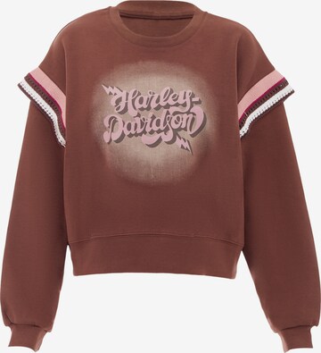 Sweat-shirt HOMEBASE en marron : devant