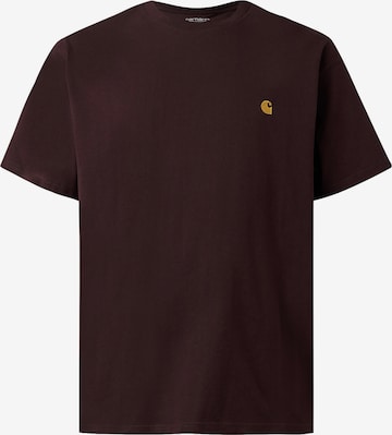 Carhartt WIP Μπλουζάκι 'Chase' σε καφέ: μπροστά