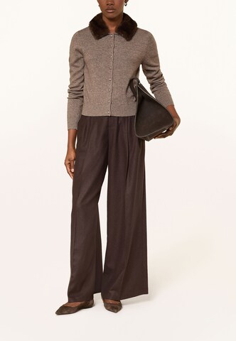 darling harbour Knit Cardigan in Beige: front