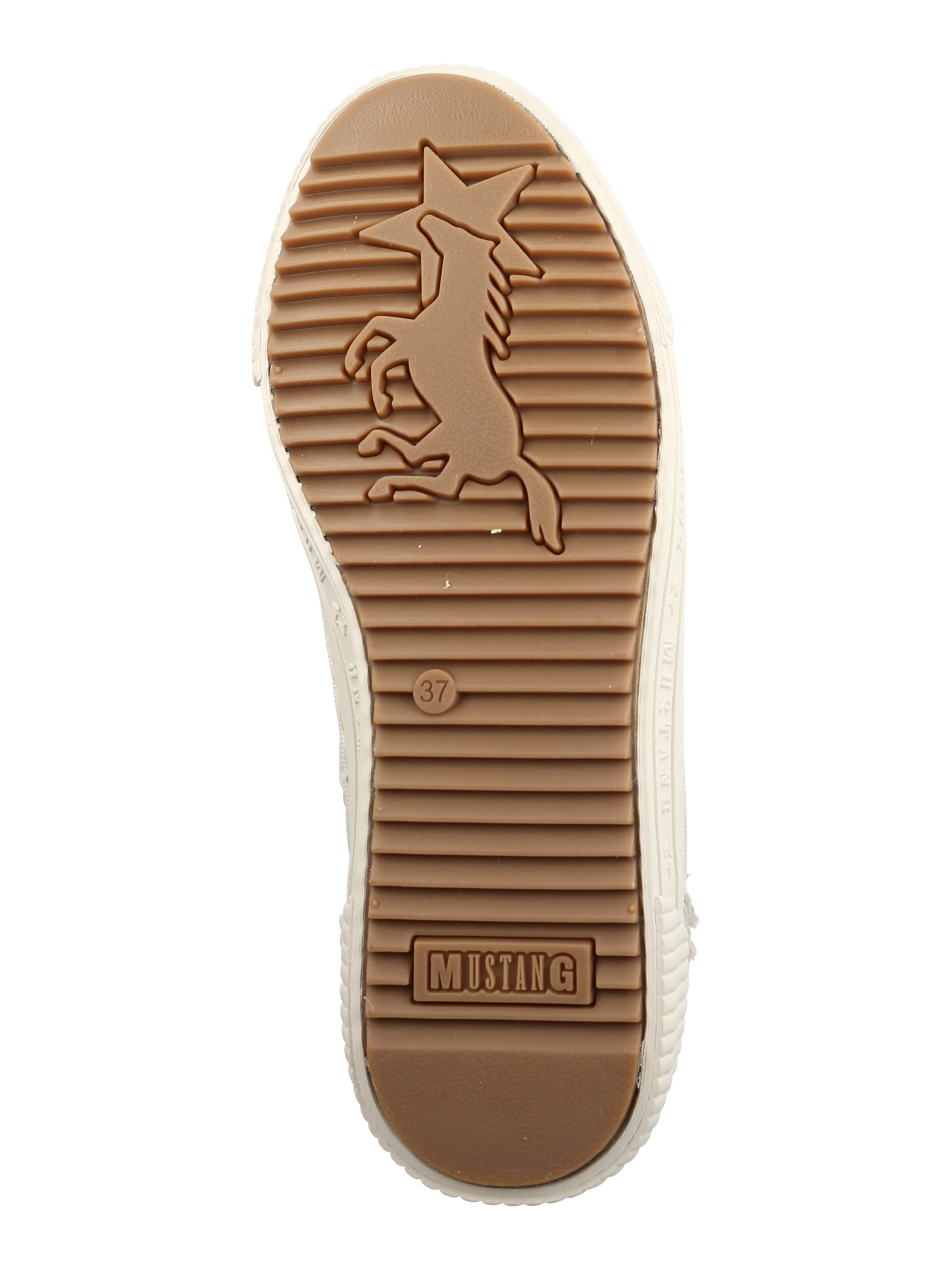 Sneaker alta di MUSTANG in beige