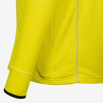 UNIFIT Athletic Zip-Up Hoodie in Yellow