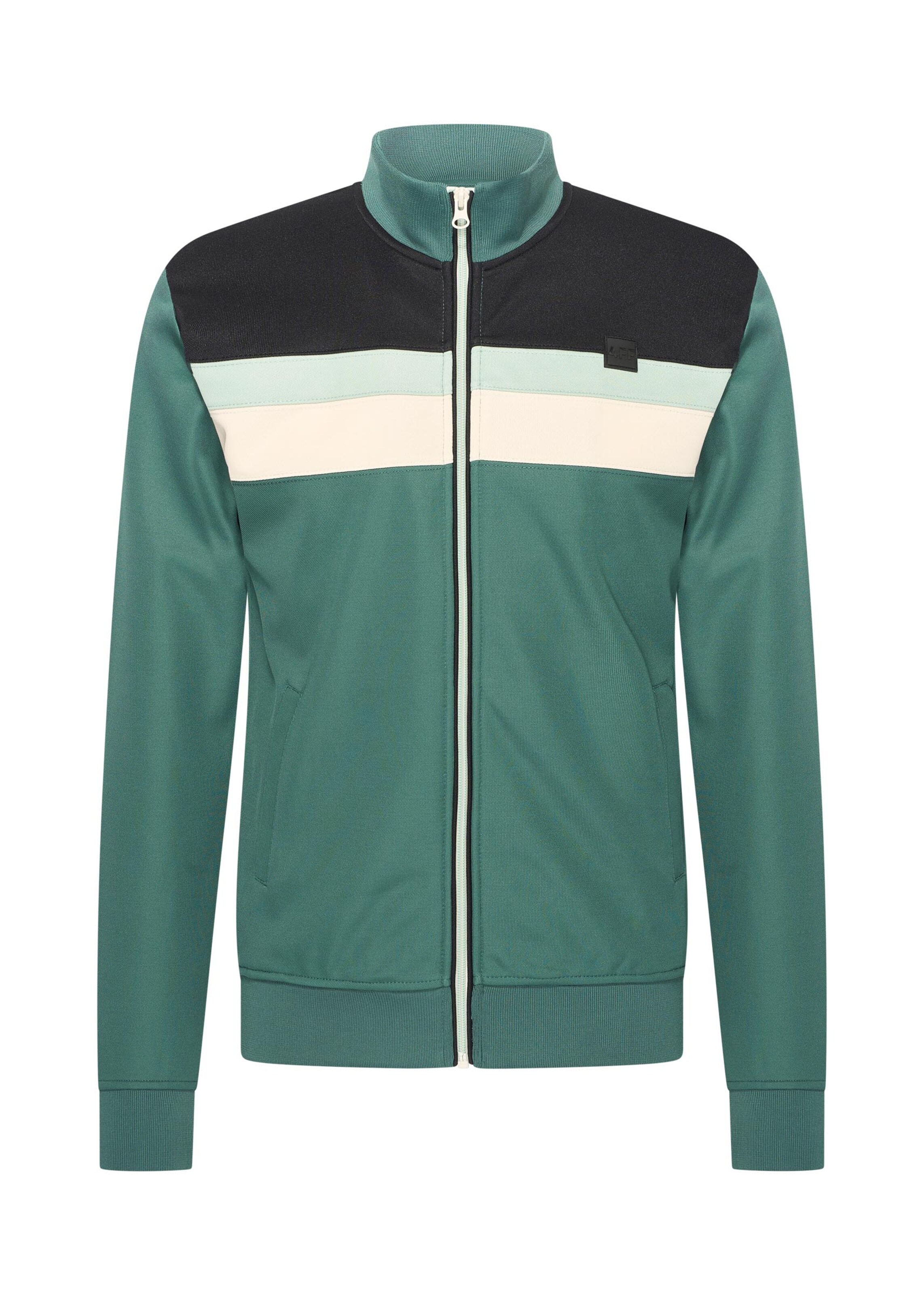 4funkyflavours Between-season jacket 'My Heart Is Drowning' in Green: front