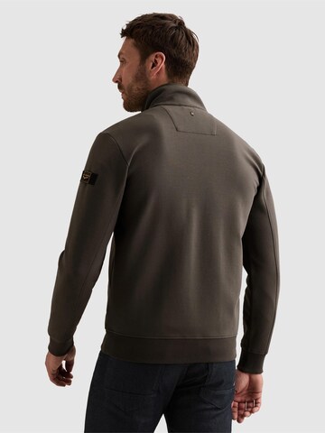 PME Legend Tussenjas 'Sweat jacket with zipper closure and quilted pattern' in Groen