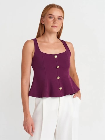 Dilvin Blouse in Red: front
