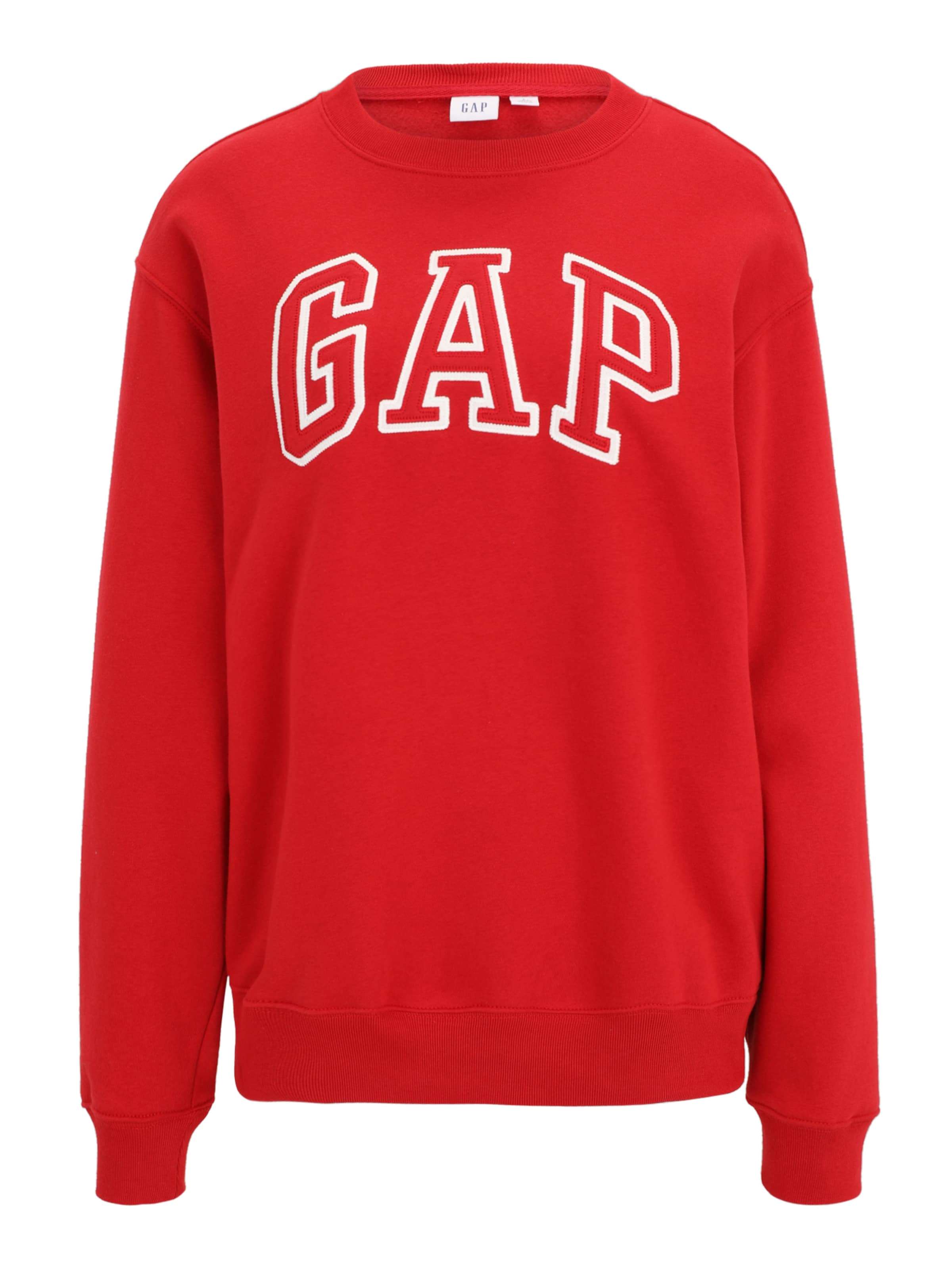 Gap Tall Свитшот 'HERITAGE' в Красный: спереди