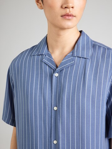 Only & Sons Regular fit Button Up Shirt 'ONSWADE' in Blue