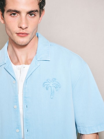 Coupe regular Chemise 'Edit' Next en bleu