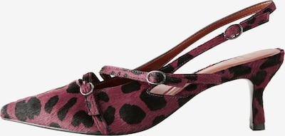 Next Vaļējas augstpapēžu kurpes, krāsa - bordo / melns, Preces skats