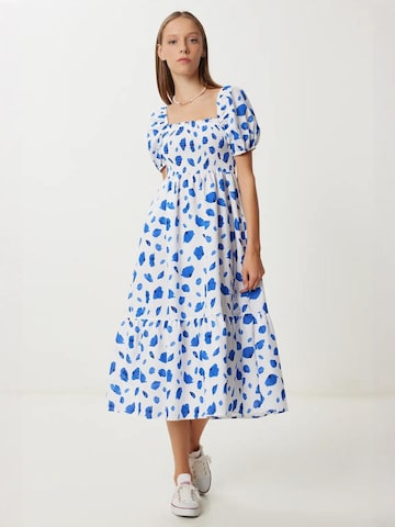 Happiness İstanbul Jurk 'Midi' in Blauw