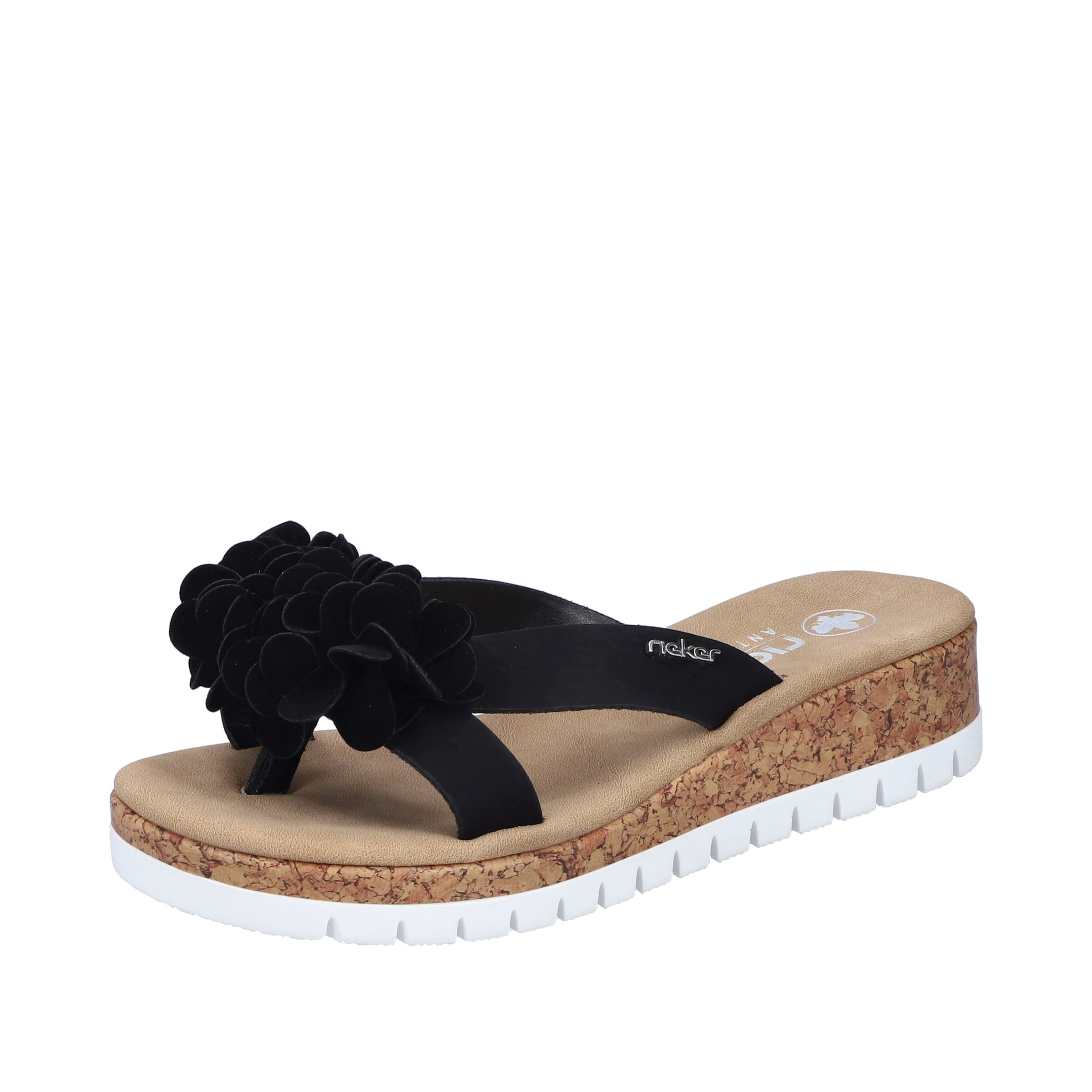 Rieker Mules in Black: front