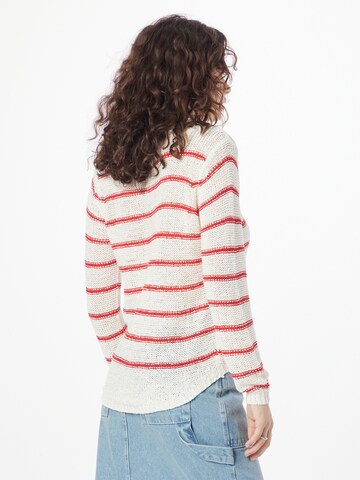 JDY Sweater 'MORE' in White