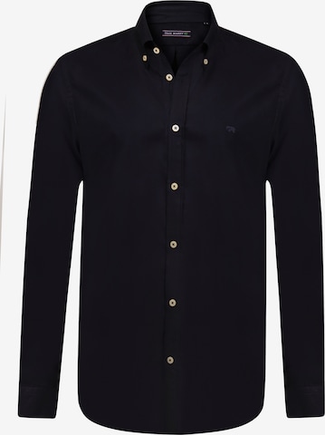 Felix Hardy Button Up Shirt in Blue: front