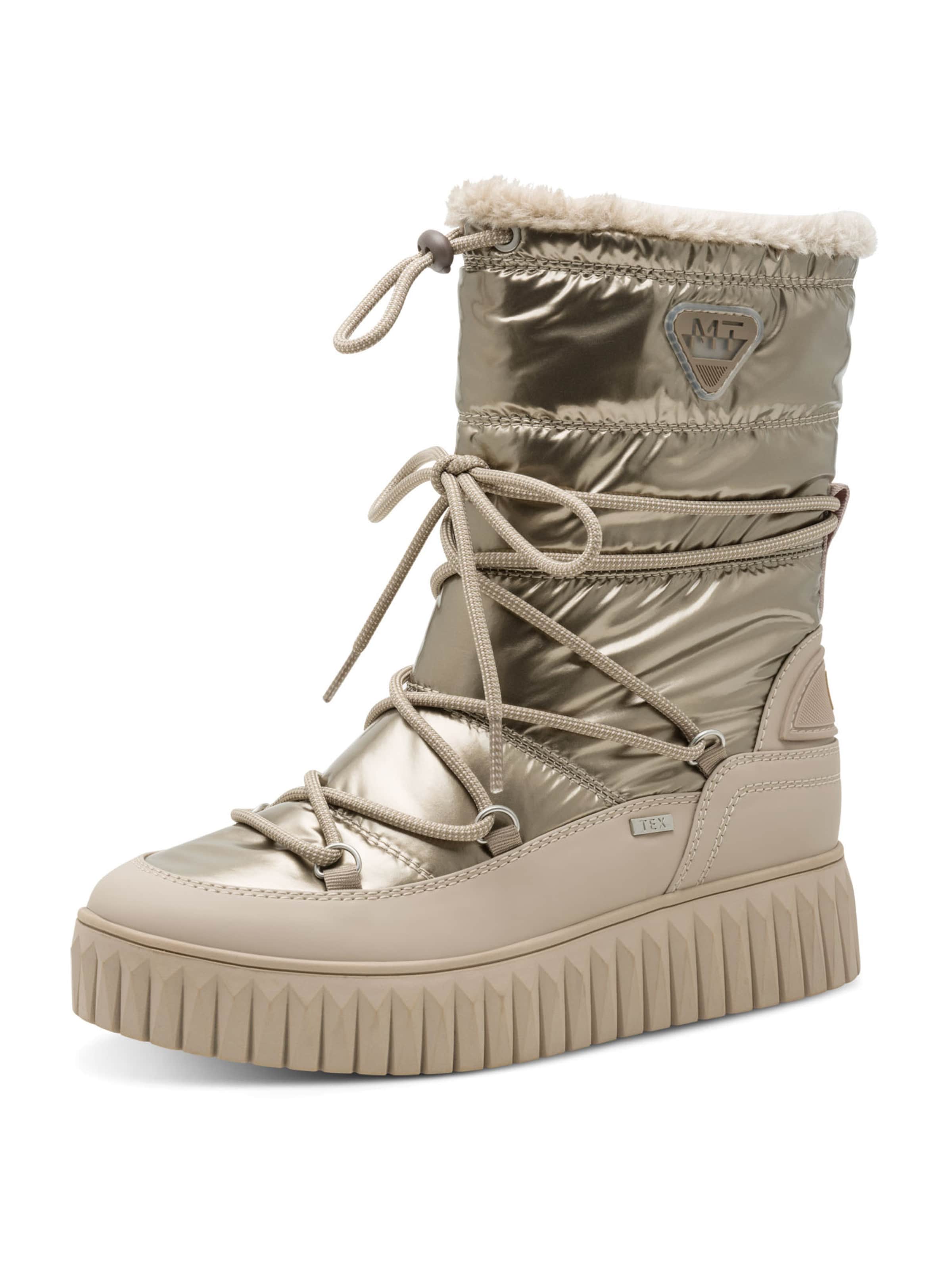 MARCO TOZZI Snow Boots in Bronze: front