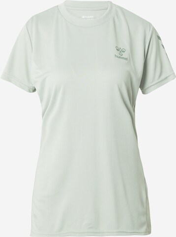 Hummel Funkcionalna majica 'Active' | zelena barva: sprednja stran