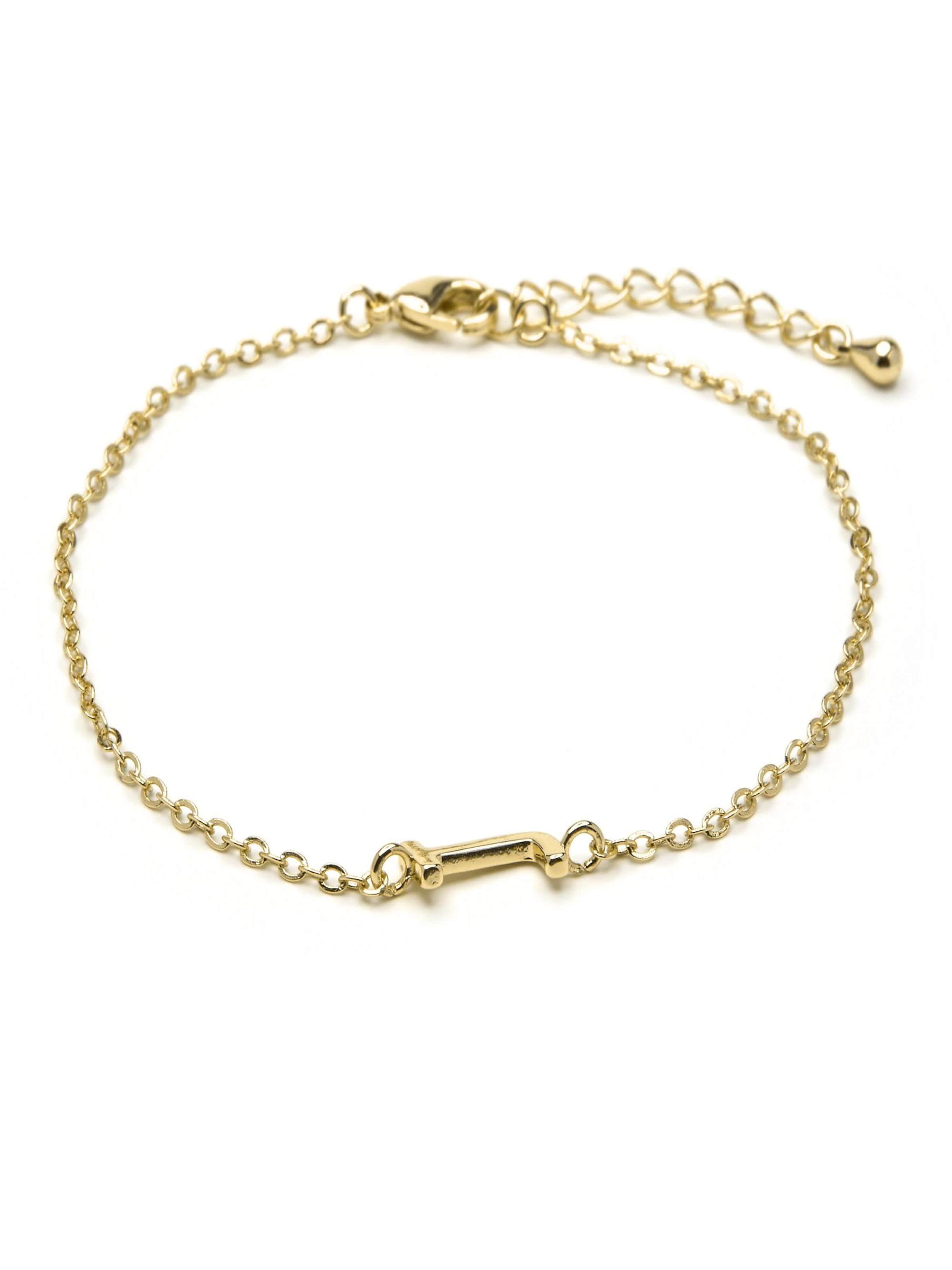 Luxenter Bracelet 'Alphabet J' in Gold