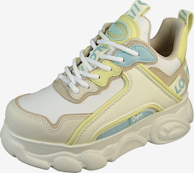 BUFFALO Sneaker in beige / creme / hellblau / pastellgrün, Produktansicht