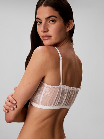 Calvin Klein Bandeau BH in Wit