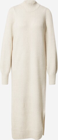 Monki Gebreide jurk in Beige: voorkant