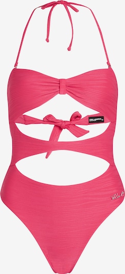Karl Lagerfeld Badeanzug in pink, Produktansicht