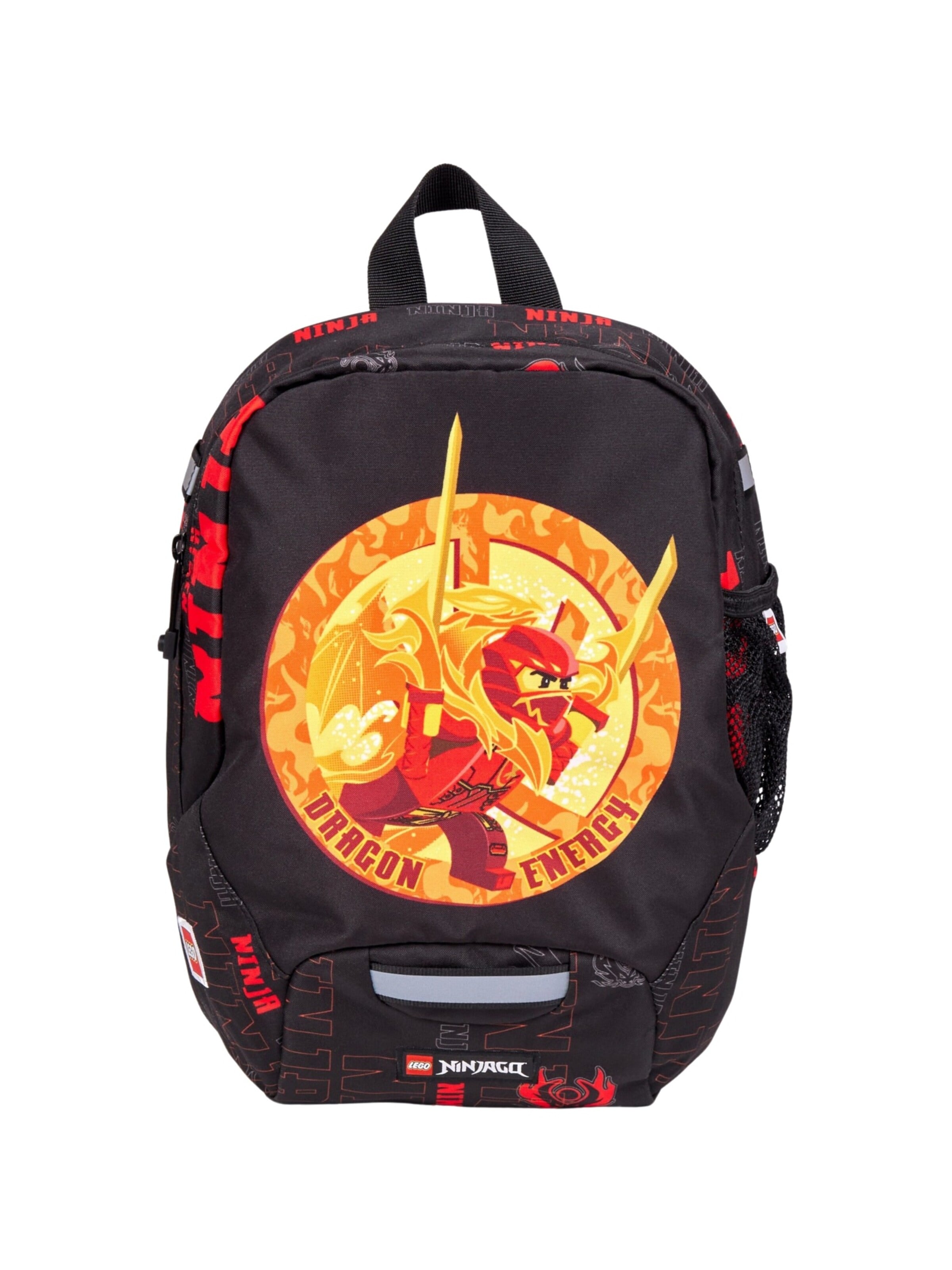 LEGO Backpack 'City Kindergarten' in Black: front