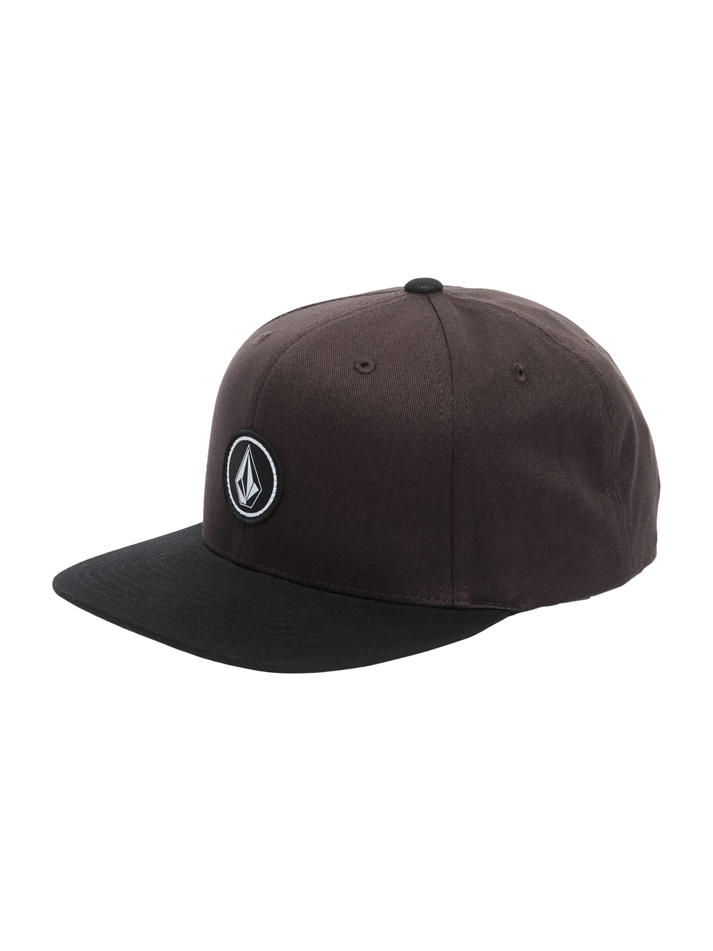 Volcom Cap 'Quarter' in Schwarz: Vorderseite