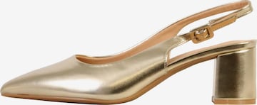Super Mode Pumps 'Pumps' in Goud: voorkant