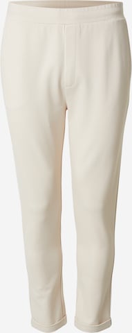 DAN FOX APPAREL Regularen Hlače 'Falk' | bela barva: sprednja stran