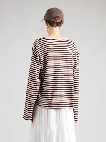 Monki Shirt 'Aster' in Brown
