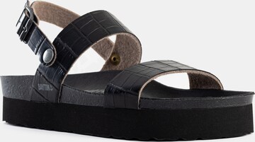 Bayton Sandal 'Almeria' in Black