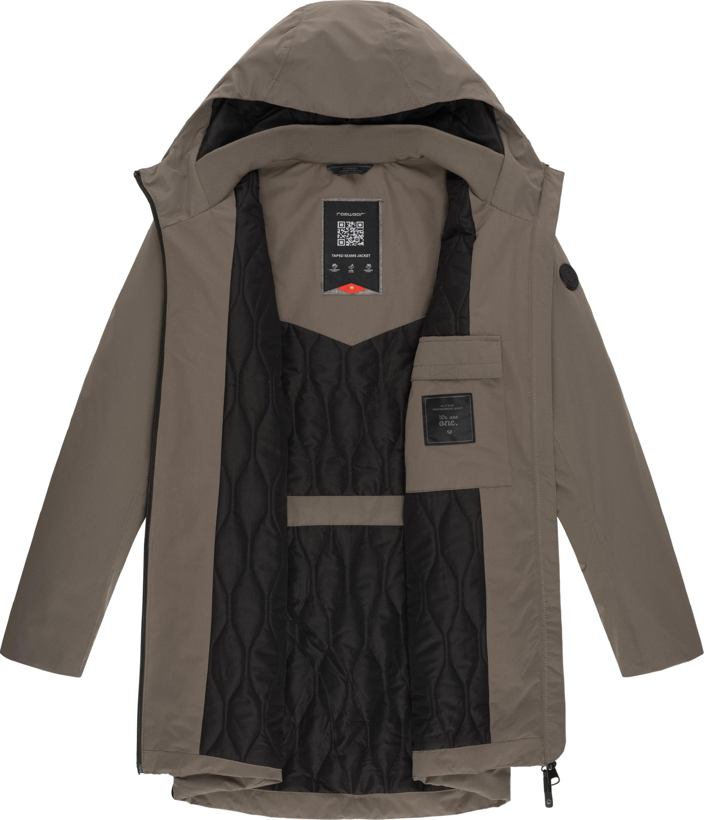 Ragwear Funktionsjacke 'Frydo' in Braun