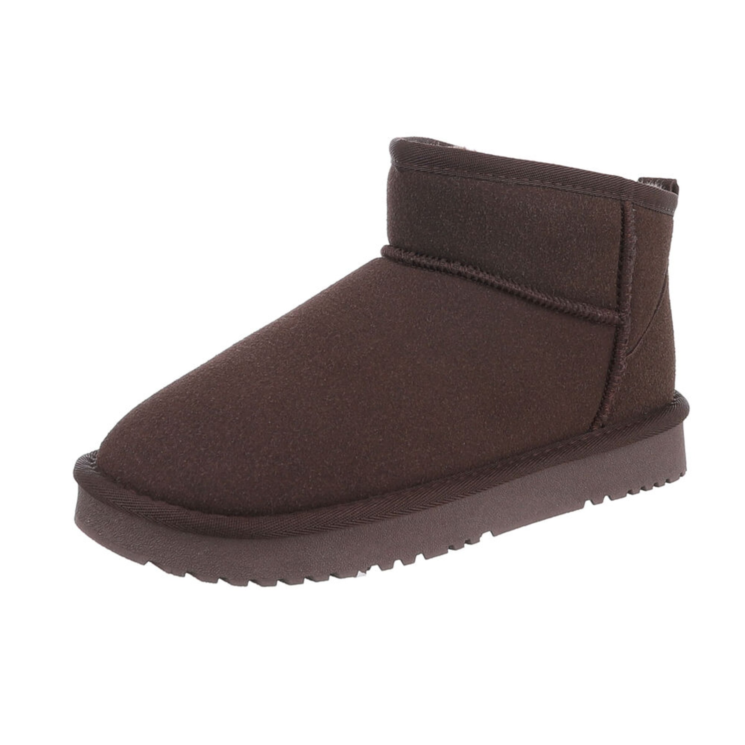 Ital-Design Ankle Boots 'Flache' in Brown: front