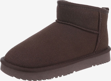 Ital-Design Snowboots 'Flache' in Braun: Vorderseite