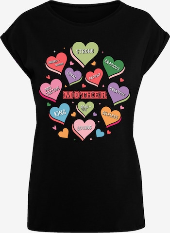 F4NT4STIC Shirt in Zwart: voorkant